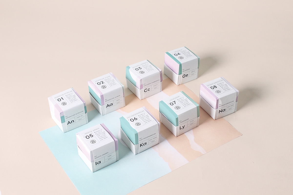 植物順勢療法，全新護理醫(yī)藥包裝設(shè)計