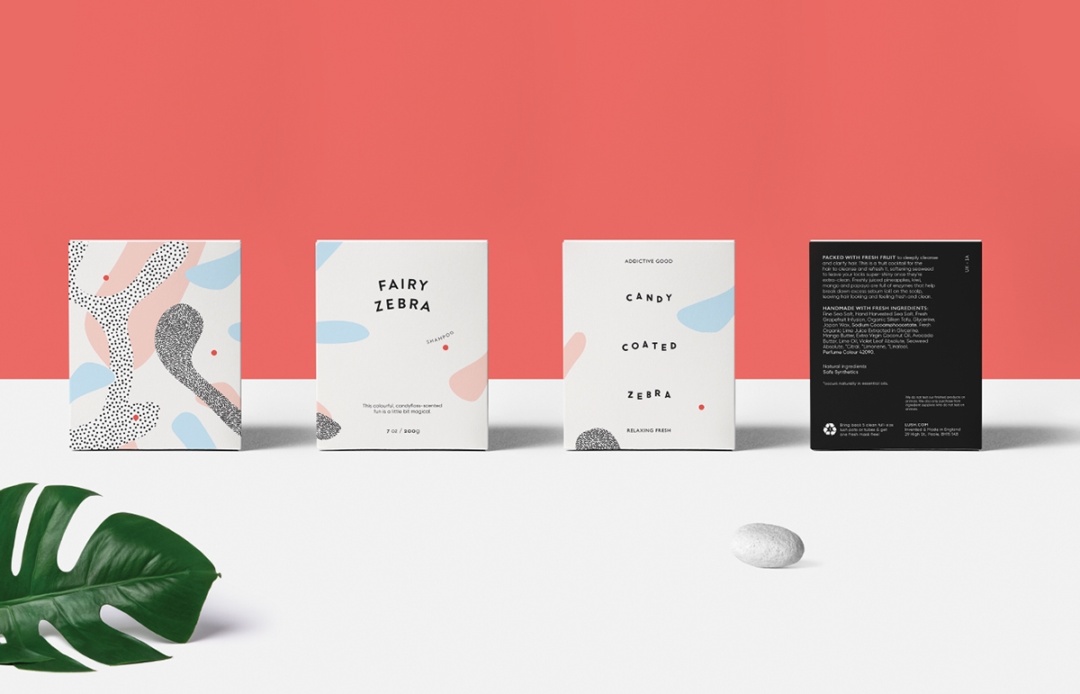 手工制作的天然化妝品品牌包裝設計