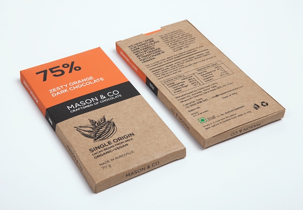你最愛的甜食，手工黑巧克力的品牌包裝設計