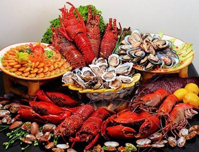 新鮮餐飲食材，冷凍海鮮食品包裝設計