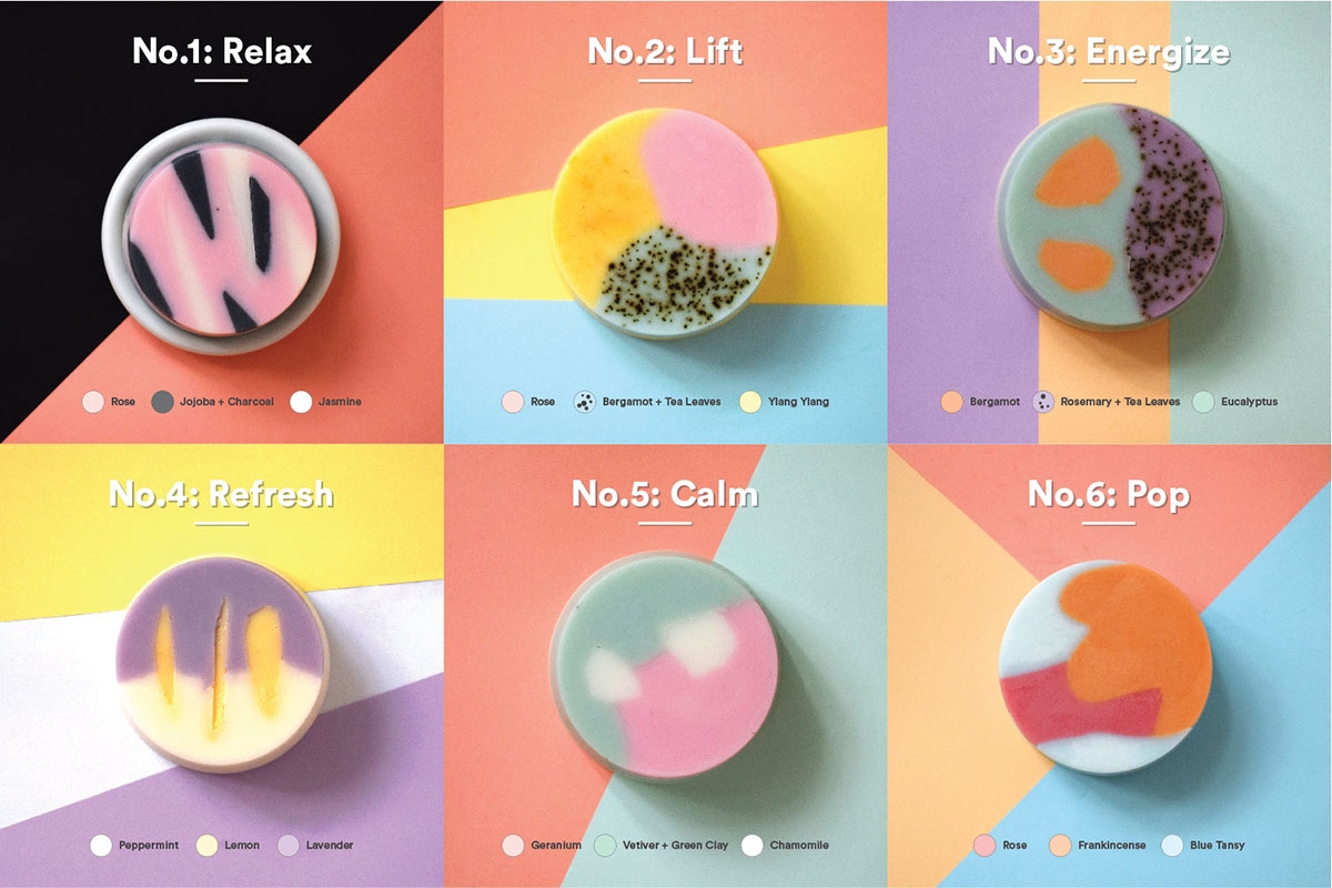 沐浴時間，全新的沐浴用品香皂產品包裝設計，盡情的放松休息吧！