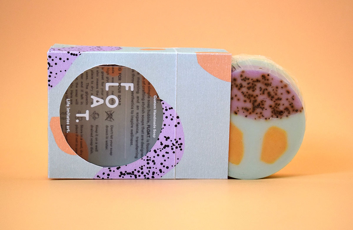 沐浴時間，全新的沐浴用品香皂產品包裝設計，盡情的放松休息吧！