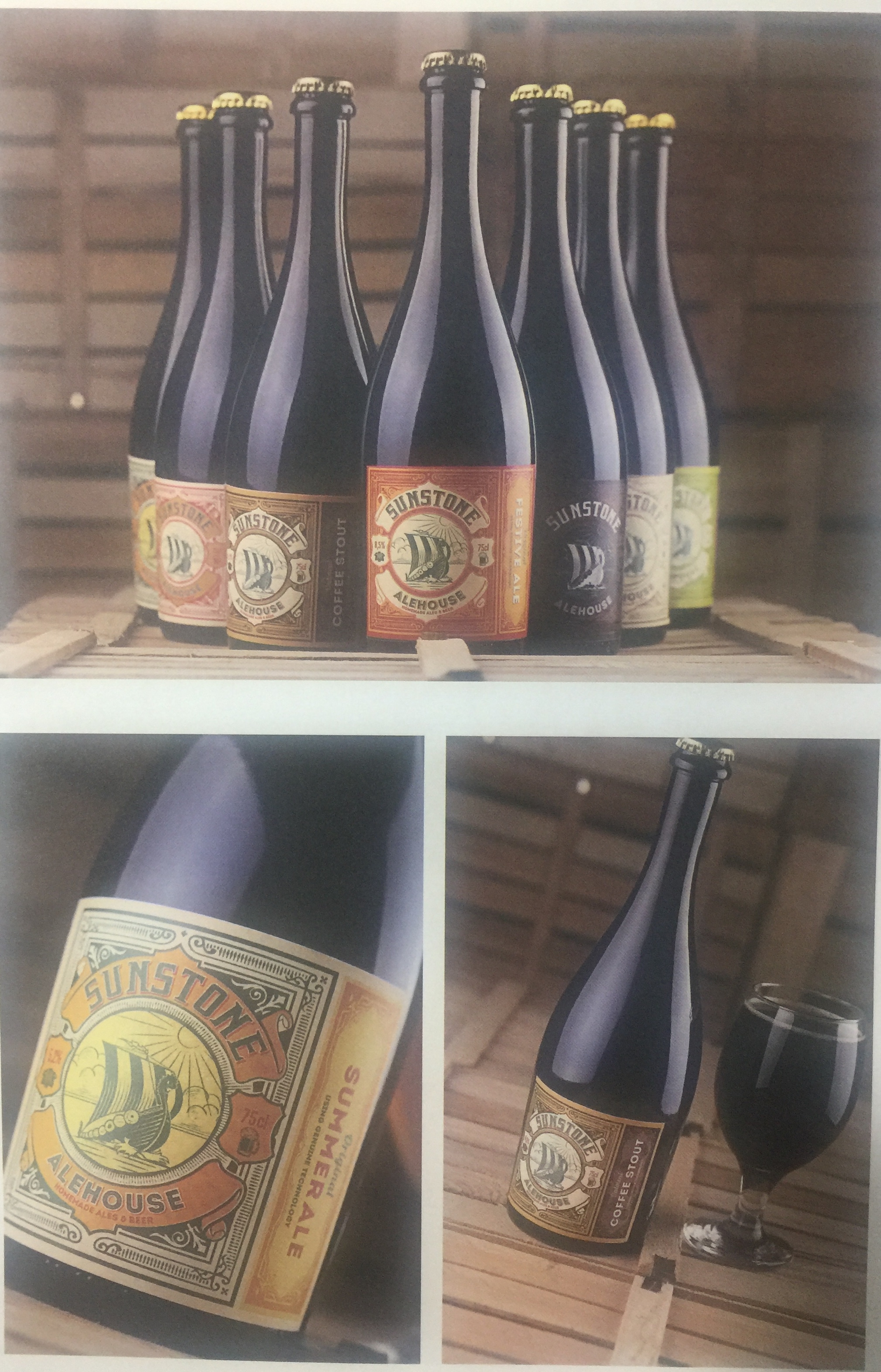 勇敢的維京人、美麗的“太陽石”傳說——自制啤酒包裝設計