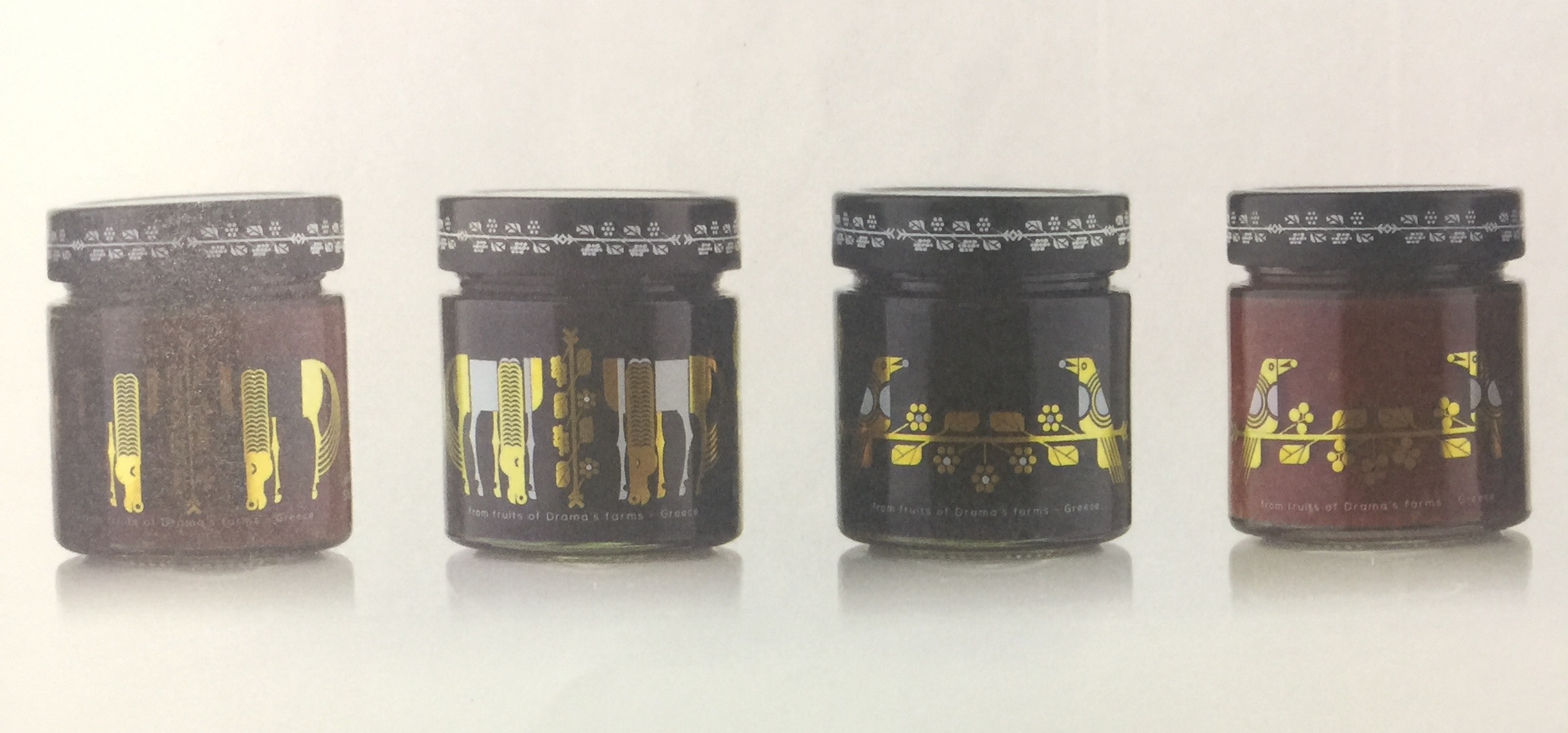 帶來(lái)獨(dú)特味覺(jué)體驗(yàn)的食品-黑莓、銀果胡頹子和沙棘果醬包裝設(shè)計(jì)