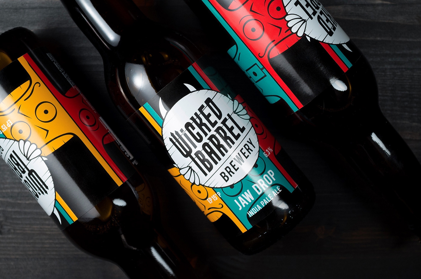 邪惡的啤酒包裝設(shè)計，喝了會掉下巴哦