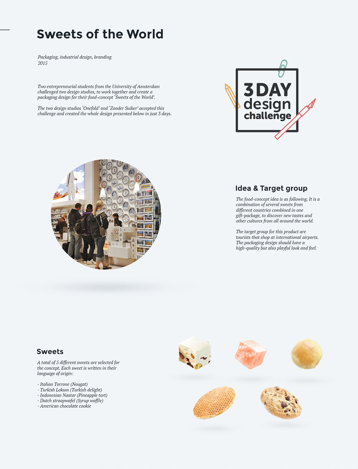 “Sweet of the World”，全球糖果食品包裝設計